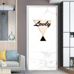 PVC veekindel uksekleebis valge puit isekleepuv tapeet uksed renoveerimine elutuba magamistoa sisekujundus Peel and Stick plakat MT-2976