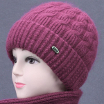 1 tk Paks eakad pluss sametist kootud m&uuml;ts Keskealine m&uuml;ts Villane m&uuml;ts naistele &otilde;ues k&uuml;lm soe