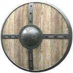 Shield Best Wooden Shield Vintage 24  Viking Shield LARP pruun