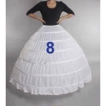 Pruudi pulma alusseelik Hoop Crinoline Prom alusseelik Fancy Seelik Slip white