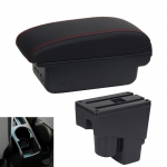 For Honda Jazz For Honda Fit Jazz 1 auto k&auml;etoe kast 2003-2007 K&auml;epideme hoiustamise tarvikud Spetsiaalne tagantj&auml;rele paigaldatav USB-liides