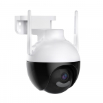 V&auml;litingimustes WiFi PTZ-kaamera, 4MP juhtmevaba WiFi IP-kaamera koduvalve s&uuml;steem 360-kraadise vaatega, V&auml;rviline uk must