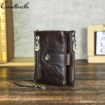 KONTAKT Ehtsast nahast meeste rahakott vargusvastane kett RFID vabaaja rahaklamber Meeste krediitkaardi rahakotid v&auml;ike rahakott m&uuml;nditasku kohv