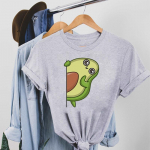 Style Trend Avocado Tee Top Moodne T-s&auml;rk Riietus 90-ndate Stiilne, armas vabaaja l&uuml;hikeste varrukatega naiste prinditud naiste graafiline T-s&auml;rk S