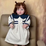 60 CM Reborn Girl Baby Doll M&auml;nguasi Veresoontega 3D V&auml;rv Nahk Riidest keha Pehmest Silikoonist Elutruu K&auml;sitsi Valmistatud Paks Big Art Bebe same as picture