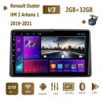 Loominguline Androidi stereo-autoraadio Renault Duster HM 2 jaoks 2020-2021 Arkana 1 2019-2021 Multimeedia GPS Carplay HU peaseade 2+32 GB 2+32GB