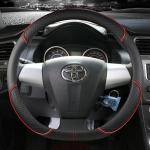 Toyota Corolla 2011-2013 jaoks RAV4 2011 2012 jaoks Wish AE10 AE20 2003~2017 Auto Rooli Kate PU Nahk Auto punane