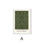 Prindid ja plakatid William Morrise kuulus l&otilde;uendimaal Abstraktses stiilis seinapildid elutoa magamistoa maa-aluse sisekujunduse jaoks A4 21x30cm No Frame