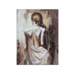 Nodic seksikas alasti naise portree &otilde;limaal l&otilde;uendil Plakatid ja tr&uuml;kised Skandinaavia seinakunsti pilt elutoa sisekujunduseks 21x30 No Frame