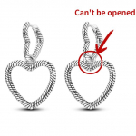 Moment Charms K&otilde;rvar&otilde;ngad Double Heart Love Hoop K&otilde;rvar&otilde;ngad Naistele T&uuml;druk Naine H&otilde;beda v&auml;rvi Moekujundus Ehete valmistamine 2023 Uus