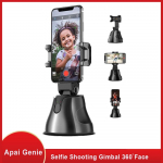 Selfie pildistamine Nutitelefon Selfie pildistamine Gimbal 360 N&auml;o ja objekti j&auml;lgimine Selfipulk fotovlogi reaalajas videosalvestus must