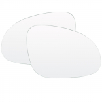 VW Golf 5 MK5 Jetta Passat B6 2006-2009 jaoks, vasakpoolne parem uks, soojendusega tiibpeegli klaas LH RH v&auml;limine l&auml;&auml;ts selge koos plaadiga Left & Right