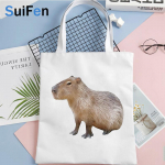 capybara ostukott poesk&auml;ija taaskasutuskott korduvkasutatav &ouml;kokott sacola bolsas taaskasutatavad boodschappentas korduvkasutatavad 24*26cm