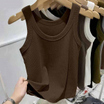 Naiste j&auml;&auml;siidist soonikkoes U-kaeluse ja spagetirihmadega kampsun kevadeks ja suveks XXL kohv