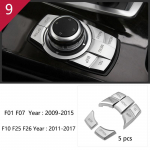 S&uuml;sinikkiust BMW 5 7-seeria F01 F10 F07 F25 F26 tarvikud Juhtk&auml;igukasti l&uuml;litipaneeli dekoratiivne katteriba auto 9 Type