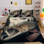 3D Fish Series voodipesukomplekt Tekikate padjakate voodipesukomplekt AU King t&auml;issuuruses &uuml;he-/kaheinimesevoodiga kodukaunistus Baby 100x135cm