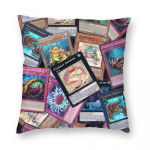 Yu Gi Oh Paleo Frogs Toadally Awsome kandiline padjap&uuml;&uuml;r Pol&uuml;ester linane sametmustriga Zip Decor padjap&uuml;&uuml;r Diivani padjap&uuml;&uuml;r 30x30cm