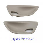 Sisustus vasak parem ukse avanemisk&auml;epide kausi kaanepaneeli trimmi asenduskomplekt BMW 5. seeria F10 F11 F18 520i 523i jaoks Blcak 2pcs Set