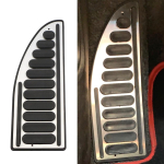 Daefari jalatoe pedaalide plaadikatte auto pedaalipadjad Ford Focus S-Max C-Max Fiesta Mondeo Escape jalatoe jalatoe padjandile gray