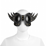 &Ouml;&ouml;klubi Half Face Mask Prillid Rekvisiidid Halloween Nahk Steam Punks Katk Doktor Mask Karneval Cosplay Steampunk Naljakas Masque