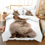 kemila 3D elav j&auml;nku voodipesu tekikott ja padjap&uuml;&uuml;r kaheinimesevoodi digitaaltr&uuml;ki voodipesu EU Single 135x200