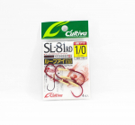 Omanik SL-81 RD &uuml;he konksuga silmussilm, l&uuml;hikese abiga landikonks 1/0 (9567)