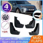 Eesmised ja tagumised poritiivad Land Rover Discovery Sport L550 ~2023 jaoks Poriklapid Poritiivapritsmekatted Ratta kaitsed Auto black