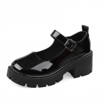 Lolita kingad Naiste Jaapani Mary Jane kingad Naised Vintage T&uuml;drukud Tudengid JK &Uuml;htsed k&otilde;rge kontsaga platvormkingad Cosplay Plus Size 37 must