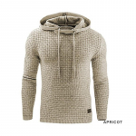 Meeste Pullover Hoodie kapuutsiga Fliisist top tavaline kapuutsiga kampsun L valge