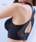 Suure suurusega naiste mugav &otilde;mblusteta aluspesu juhtmevaba rinnahoidja, kokkupandud Push Up Bralette, eesmine pandlaga, tagumine rinnahoidja XXL