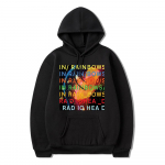 Vintage Rockib&auml;ndi Radiohead Kapuutsiga S&auml;rk Muusikaalbum In Rainbows Graafiline Dressipluus Unisex Hip Hop T&auml;navar&otilde;ivad Gooti &Uuml;lem&otilde;&otilde;dulised Kapuutsiga S&auml;rgid 2XL