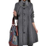 Naiste mood Talvine soe nahkhiir pikk mantel Lahtine kampsun jakk Trench mantel Plus Size XL hall