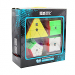 Speed ​​Cube'i komplekt 2x2 3x3 4x4 5x5 kleebisteta maagilise kuubiku komplekt koos kinkekarbiga