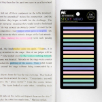 1 tk pooll&auml;bipaistvad indekspulgad 300 lehte mitmev&auml;rvilised eriti &otilde;hukesed kleeppaberid isekleepuv silt