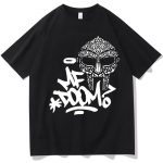 Unisex MF Doom Letter T s&auml;rgi trikoo Naljakas vintage puuvillane teekingitus Unisex naistele Suvine vabaaja Unisex mood lahtised l&uuml;hikeste varrukatega riided 3XL