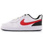 Nike Court Borough Low 2 GS Valge University Red Laste tossud Must BQ5448-110 38.5