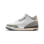 A Ma Mani&eacute;re x Air Jordan 3 Retro SP PS Raised By Women Laste tossud Valge Keskmine Hall Lilla-Oore DJ0718-110 32 white