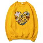 Unisex HoodieCute Love Halloweeni dressipluus Halloween Heart kapuutsiga Halloweeni Doodles Shit Cool Ghost Tee Spooky top Unisex vabaaja kampsun L