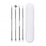 &Uuml;lipeen nr. 5 rakuline vistrikud Mustpeade klamber roostevabast terasest akne n&otilde;ela pintsetid ilusalong N&auml;o poore puhastav hooldusvahendid J