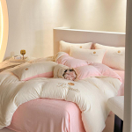 Talvine soe 4tk piimatikandiga kodutekstiili vooditekikomplekt 1.2m 3pcs sinine