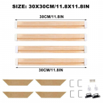 &Otilde;limaali raam fotoraam K&auml;sitsi valmistatud puidust raami paneelikomplekt Teemantkujutise plakat Reklaamiraam L&otilde;uendimaali Liimiv alus 30*30cm