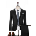 Meeste &uuml;hev&auml;rvilised piduliku &auml;ripeo &uuml;likonnad, rev&auml;&auml;riga &uuml;herealine bleiser + &uuml;likonna p&uuml;ksid 2XL must