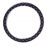 Stiilne kunstnahast libisemisvastane 38 cm autos&otilde;iduki roolikatte kaitse