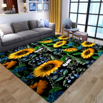 Imeilusad Mandala lillelised 3D-prindiga vaibad elutoa jaoks magamistoa sisekujundusega vaip Pehme flanellist kodu voodip&otilde;randamatt M&auml;nguala vaibad 80x120cm