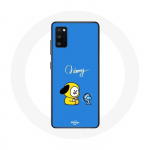 &Uuml;mbris Samsung Galaxy A41 Bangtan BTS BT21 Chimmy Jimin sinise taustaga