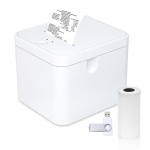 58mm Kviitungiprinter POS-printer USB+BT Lauaarvuti Otsene termotr&uuml;kk &Uuml;hilduv Toega W-EU valge