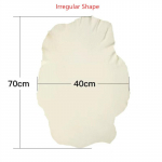 40x70CM naturaalne hirvenahk puhas riie auto koduseks pesuks kiire keemiline puhastusr&auml;tik Super imav klaasikuivatuslapp valge