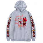 Hazbin Hotel Anime Hoodies S&uuml;gis pikkade varrukatega Unisex Harajuku Pullovers T&auml;navar&otilde;ivad Graafilised riided Pusa M
