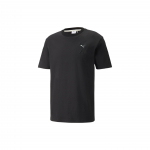 Puma x AMI Paris Tikitud S&uuml;damikuga Vabaaja &Uuml;mmarguse Kaelusega L&uuml;hikeste Varrukatega T-s&auml;rk Meeste Topid Must 534070-01 XS