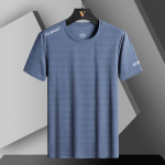 Meeste Quick Dry Sportlikud l&uuml;hikeste varrukatega T-s&auml;rgid Niiskust imevad jooksutreeningu s&auml;rgid Performance Stretch Suvine vabaaja hingav Crew Kaelusega T-s&auml;rk 9XL